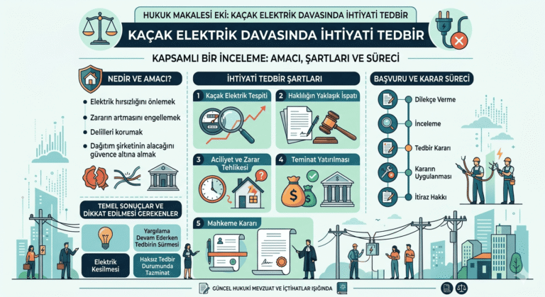 Kaçak Elektrik Kullanımı Davasında İhtiyati Tedbir Şartları Nelerdir?