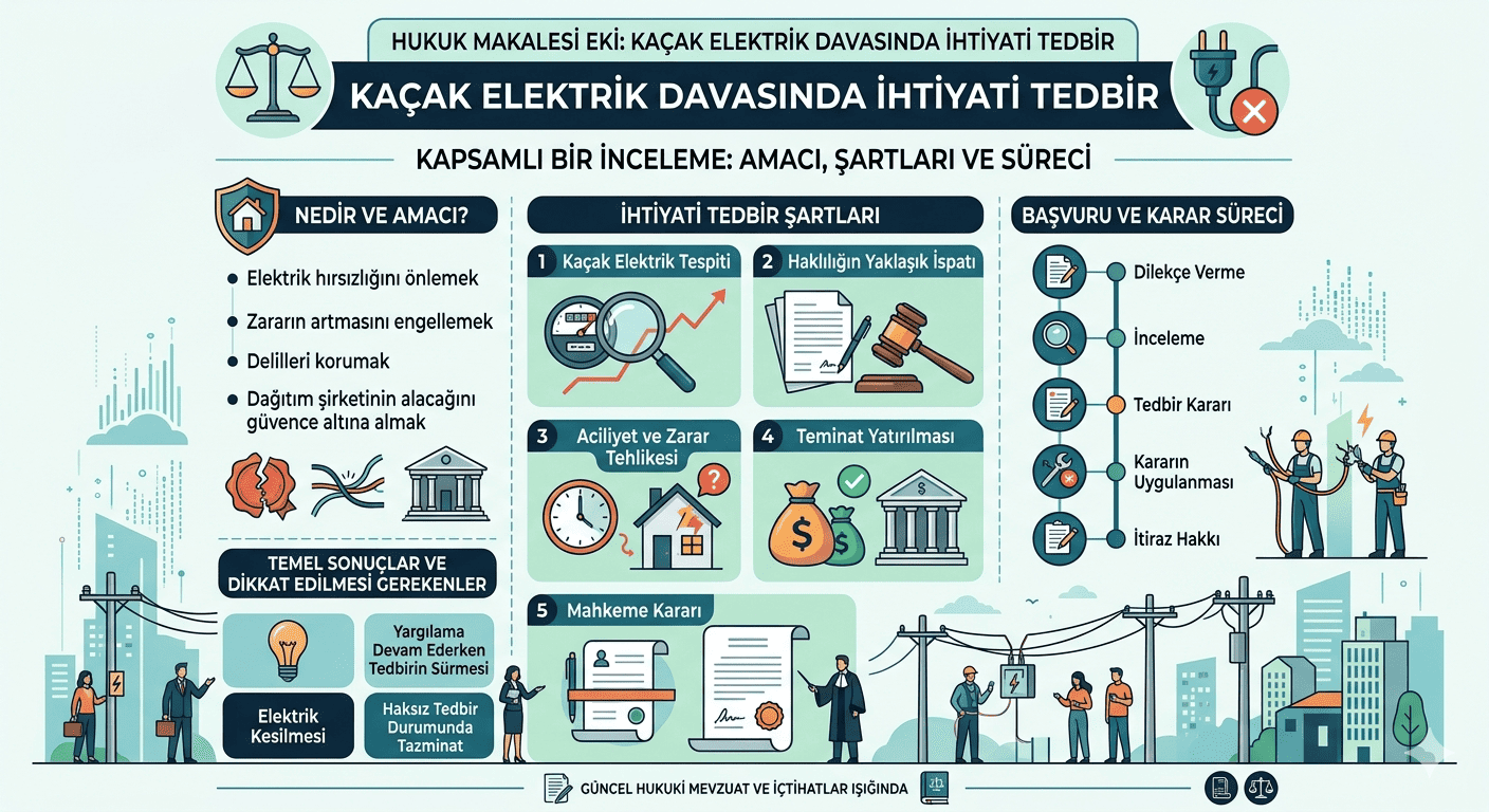 Kaçak Elektrik Kullanımı Davasında İhtiyati Tedbir Şartları Nelerdir?