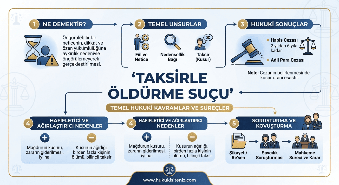taksirle öldürme suçu bakırköy ve bağcılar avukat sinan karacabak