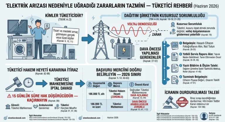 elektrik kesintisi tüketici zarar tazminat