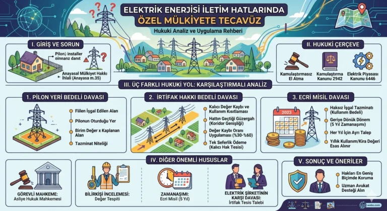 irtifak hakkı ecrimisil enerji nakil hattı