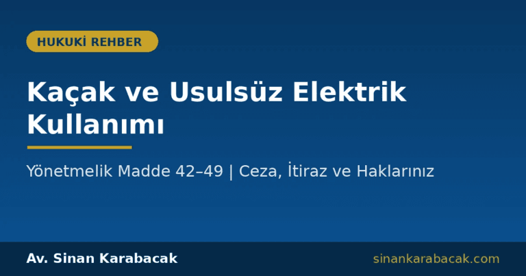 kaçak elektrik