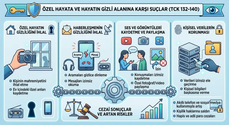 özel hayata ve hayatın gizli alanına karşı suçlar