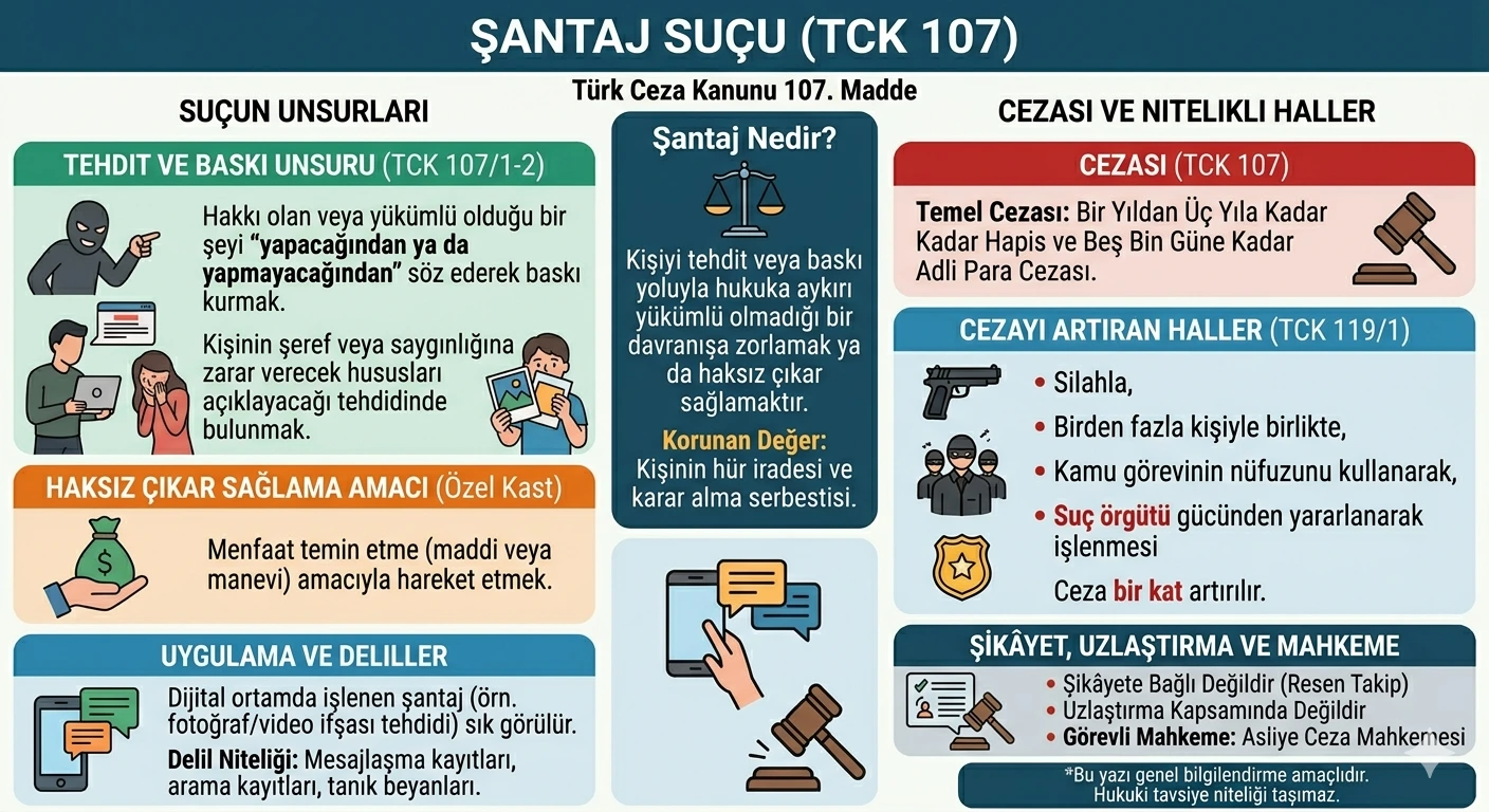 şantaj suçu