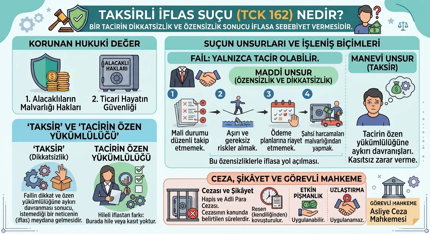 taksirli iflas suçu