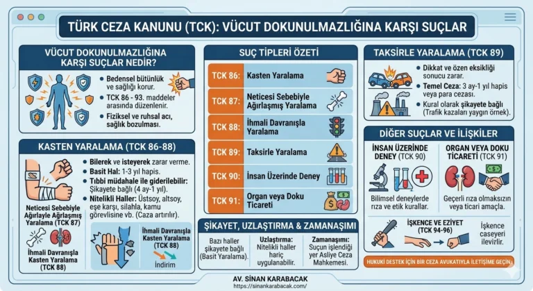 vücut dokunulmazlığına karşı suçlar