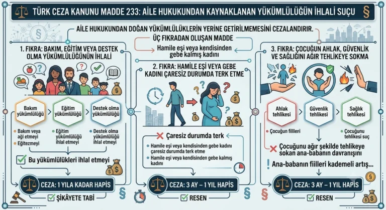 Aile Hukukundan Kaynaklanan Yükümlülüğün İhlali Suçu