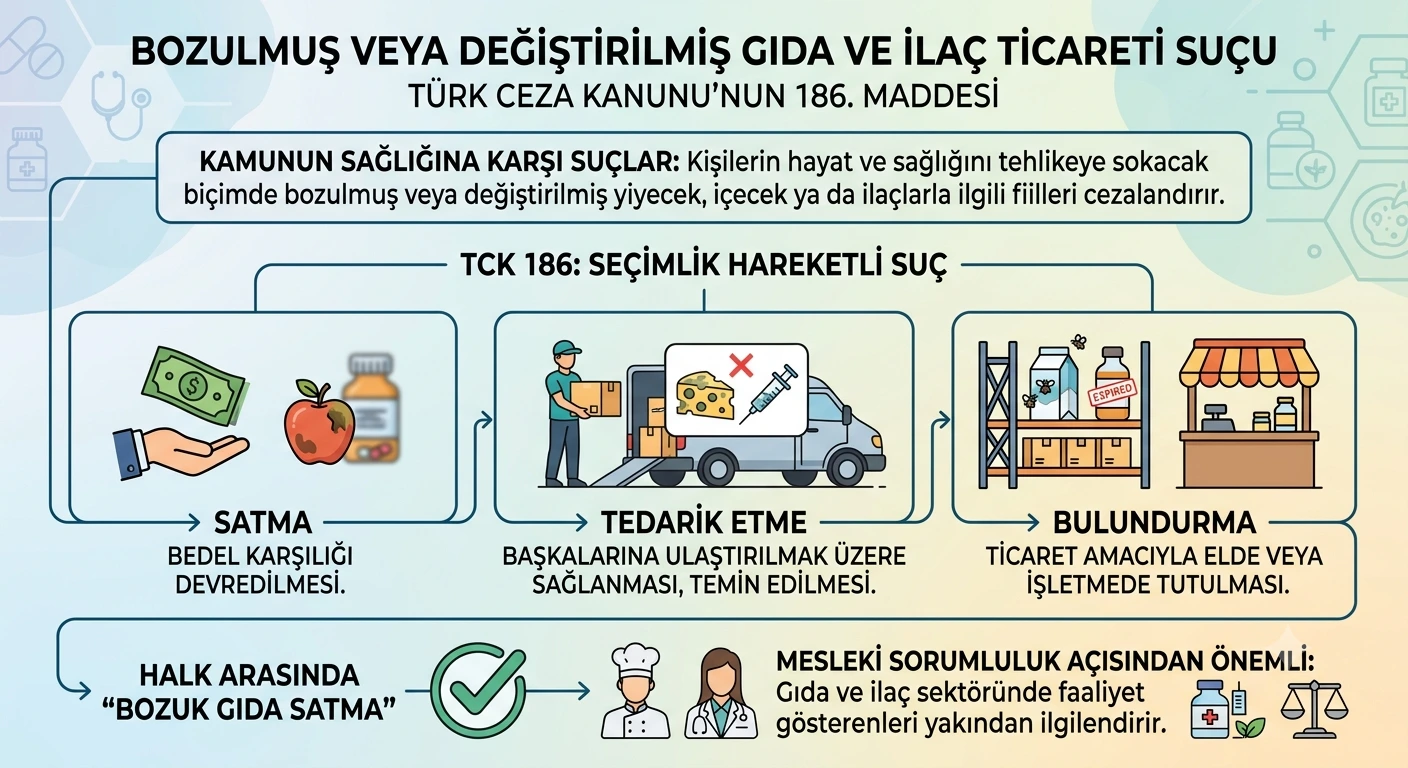 Bozulmuş Veya Değiştirilmiş Gıda Veya İlaçların Ticareti