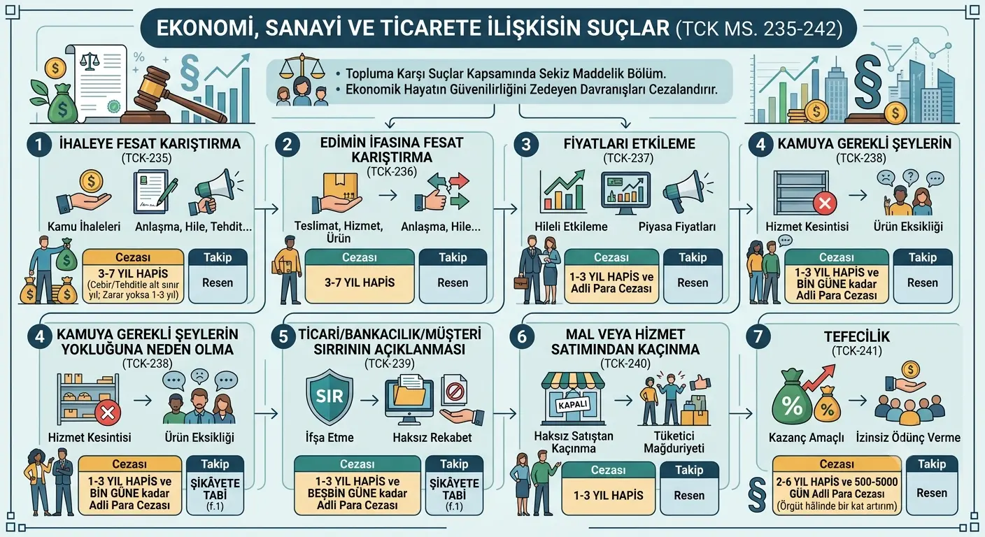 Ekonomi Sanayi ve Ticarete İlişkin Suçlar