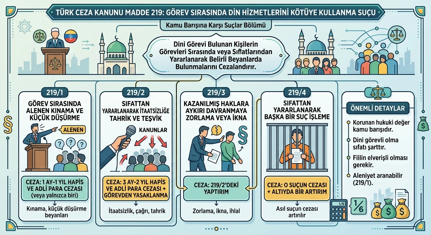 Görev Sırasında Din Hizmetlerini Kötüye Kullanma Suçu