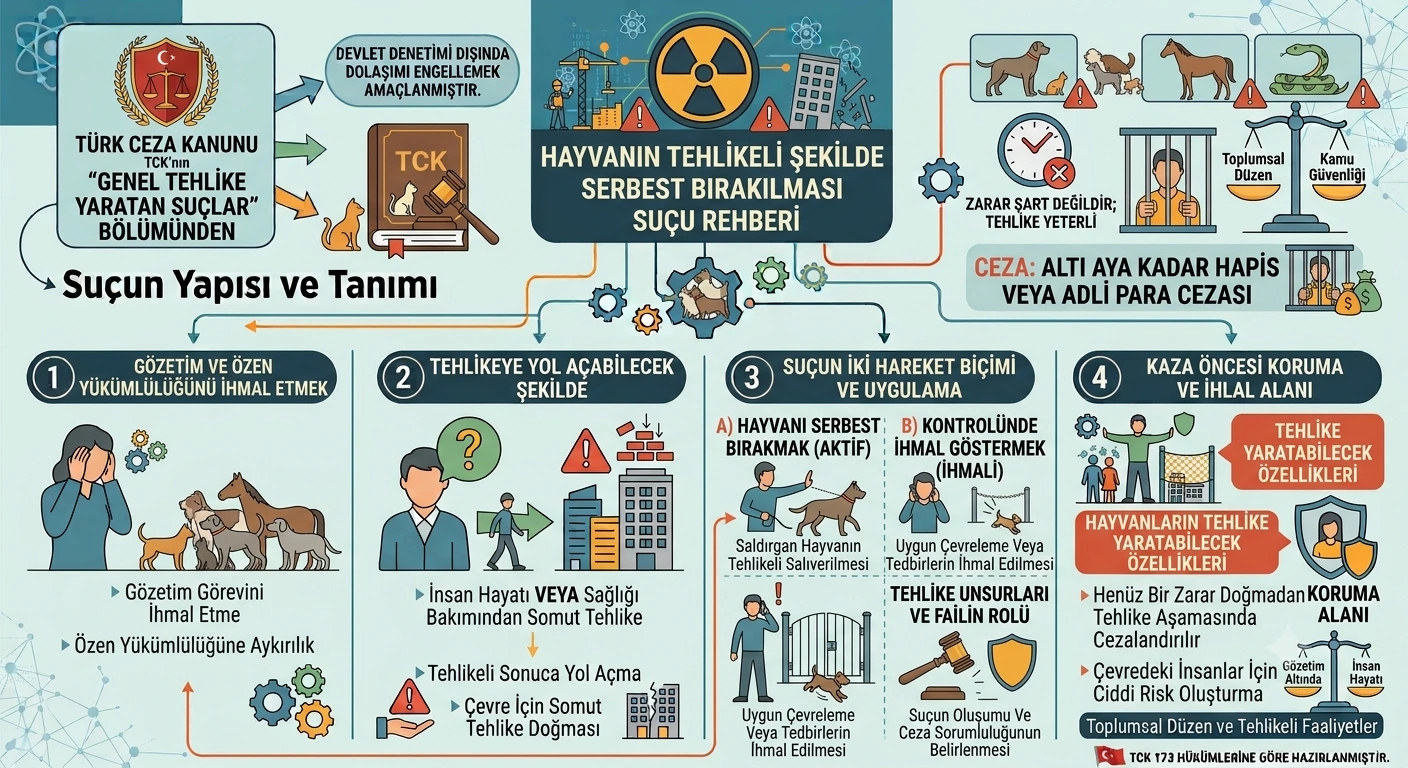 Hayvanın tehlike yaratabilecek şekilde serbest bırakılması