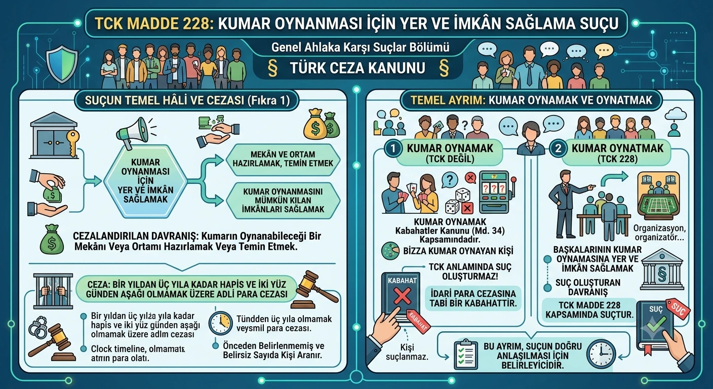 Kumar Oynanması İçin Yer ve İmkân Sağlama Suçu