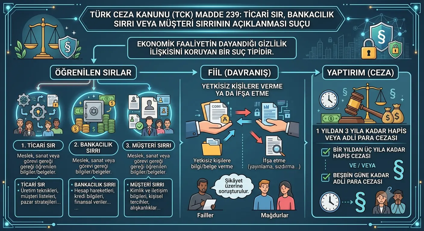 Ticari Sır Bankacılık Sırrı veya Müşteri Sırrının Açıklanması Suçu