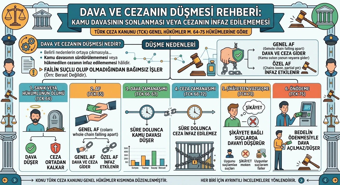 dava ve cezanın düşmesi