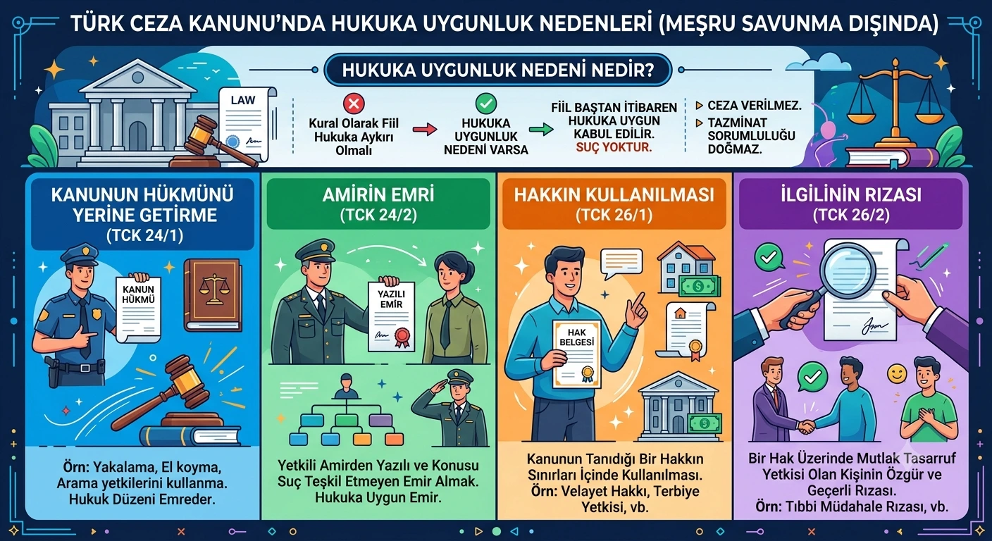 hukuka uygunluk nedenleri