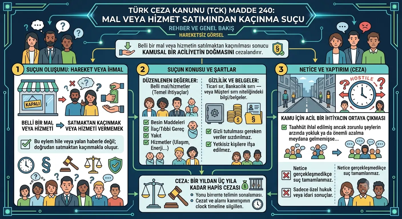 mal veya hizmet satımından kaçınma