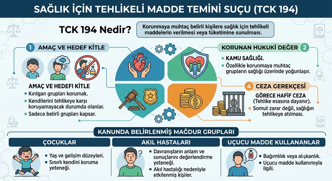 sağlık için tehlikeli madde temini