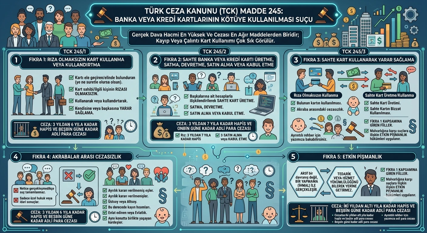 Banka veya Kredi Kartlarının Kötüye Kullanılması Suçu