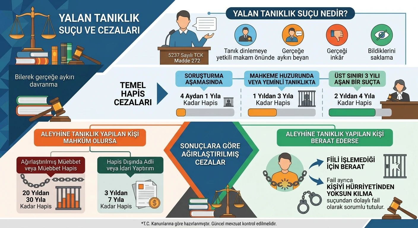 Yalan tanıklık suçu