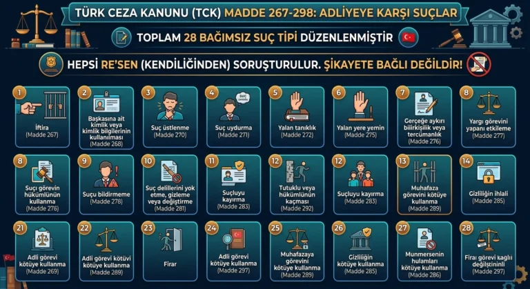 adliyeye karşı suçlar