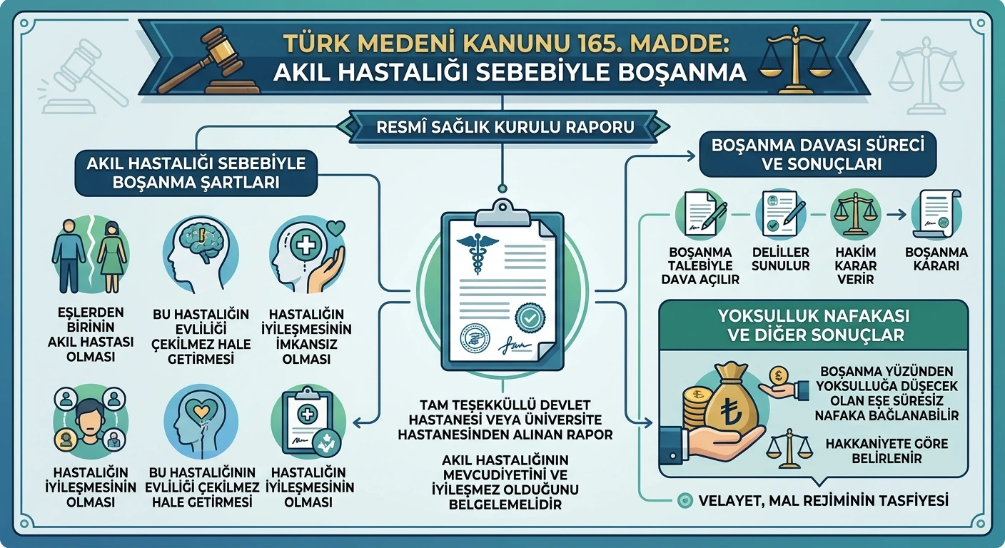 akıl hastalığı sebebiyle boşanma