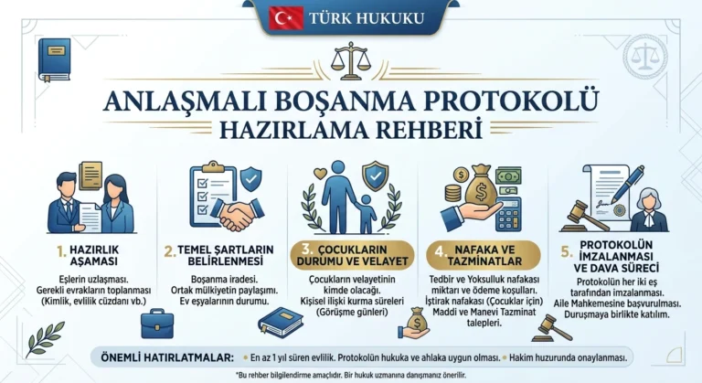 anlaşmalı boşanma protokolü