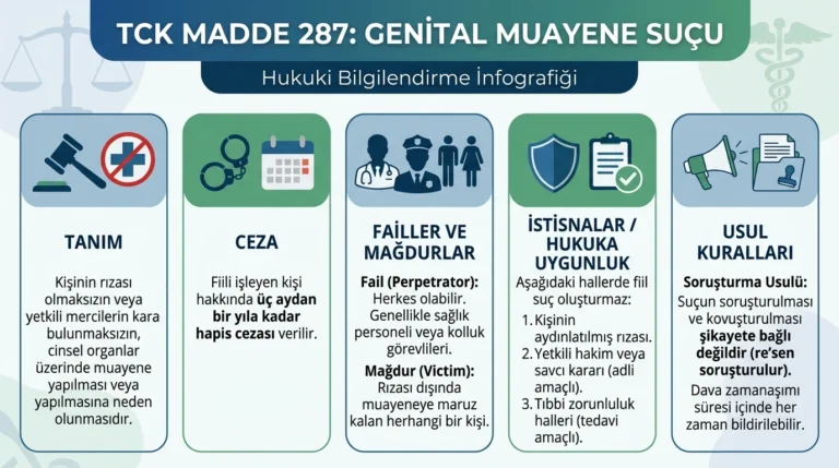genital muayene suçu