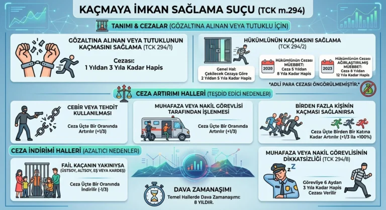 kaçmaya imkan sağlama suçu