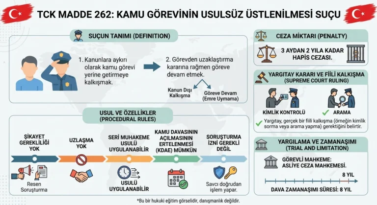 kamu görevinin usulsüz olarak üstlenilmesi