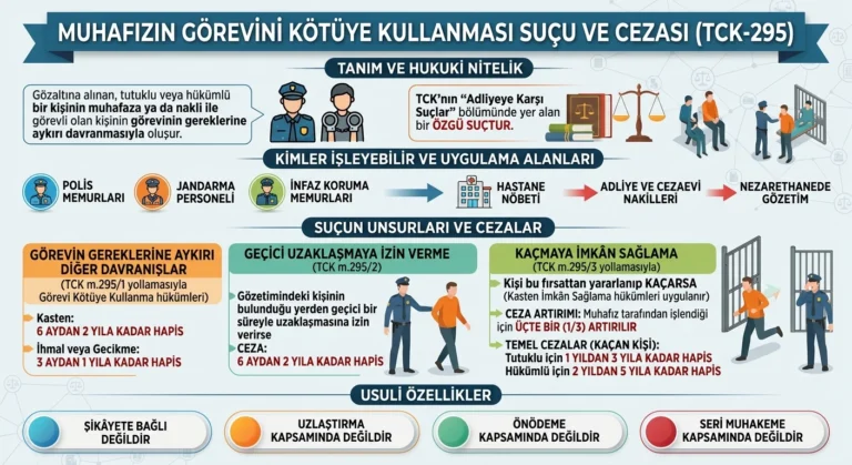 muhafızın görevini kötüye kullanması