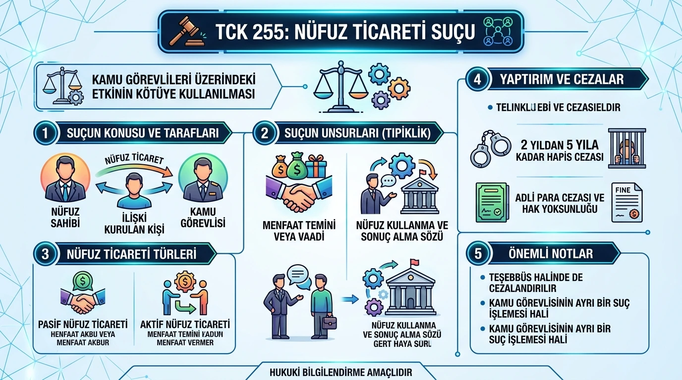 nüfuz ticareti suçu