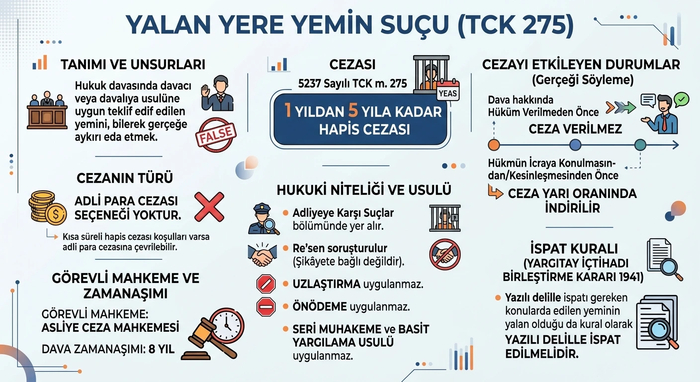 yalan yere yemin suçu